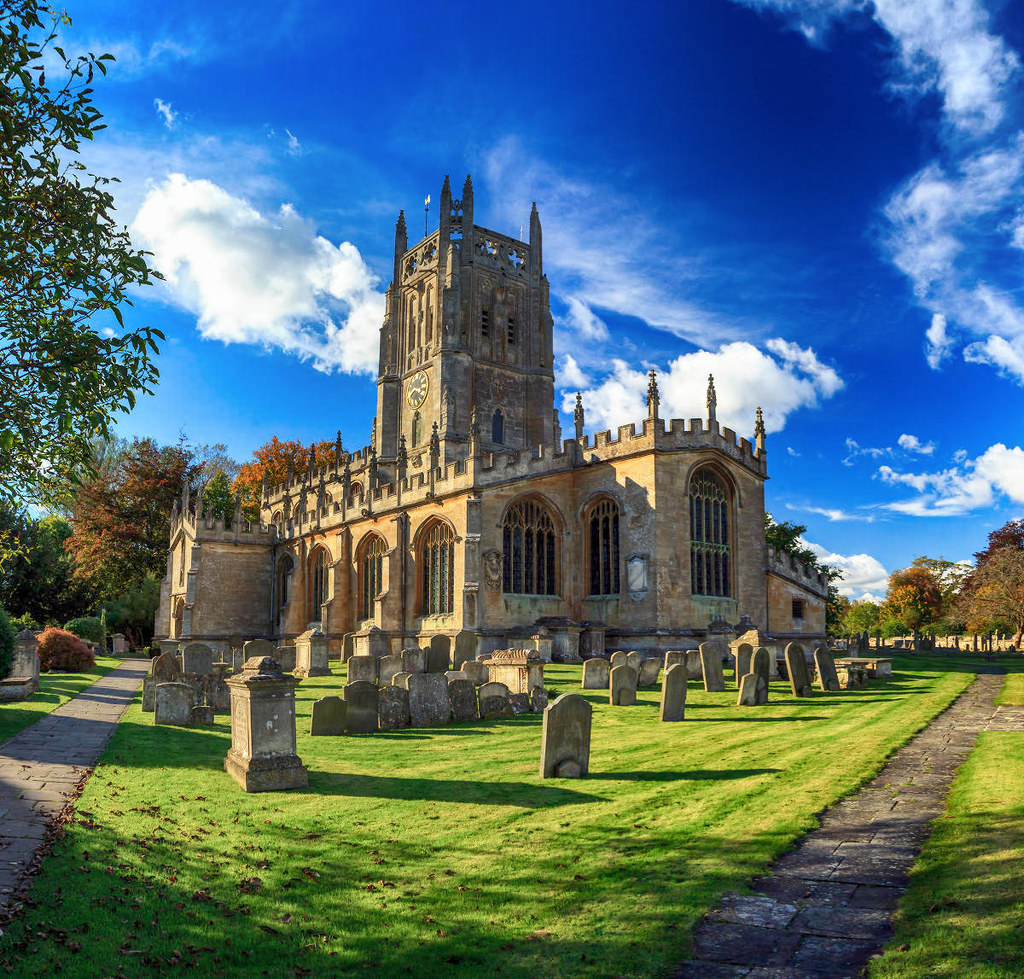 Parish Church of St. Mary, Fairford. Credit Mymuk
