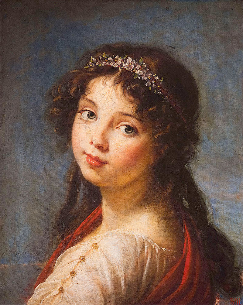 Julie Le Brun by Élisabeth Vigée Le Brun, 1789