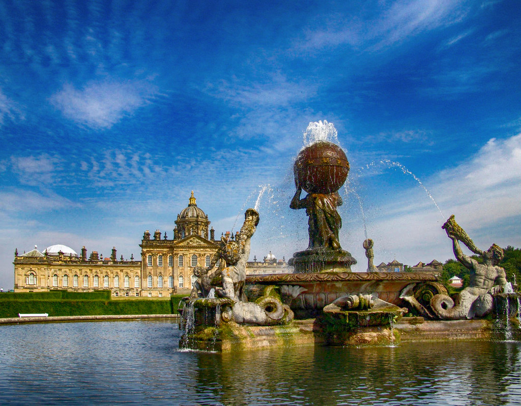 The Atlas Fountain at Castle Howard. Credit Tilman2007