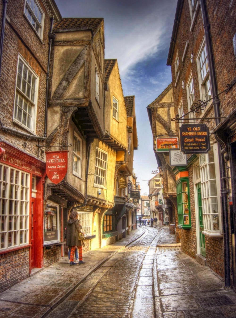 The Shambles, York. Credit Neil Howard, flickr
