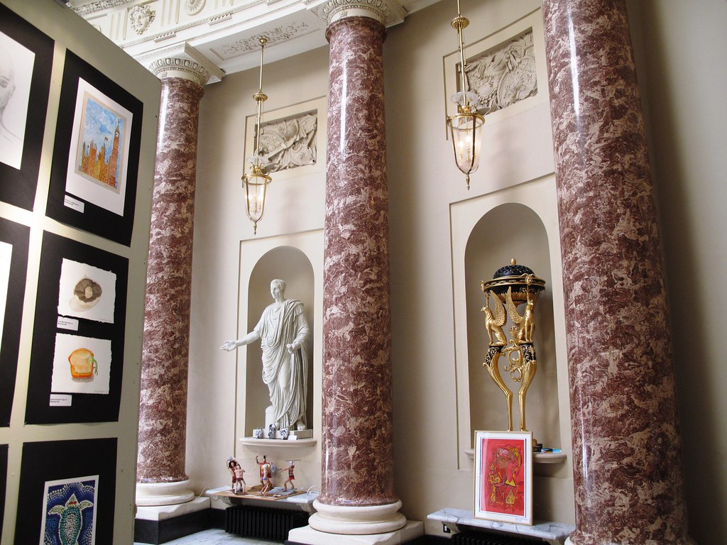 Stowe House with students' artwork on display. Credit Karen Mallonee, flickr
