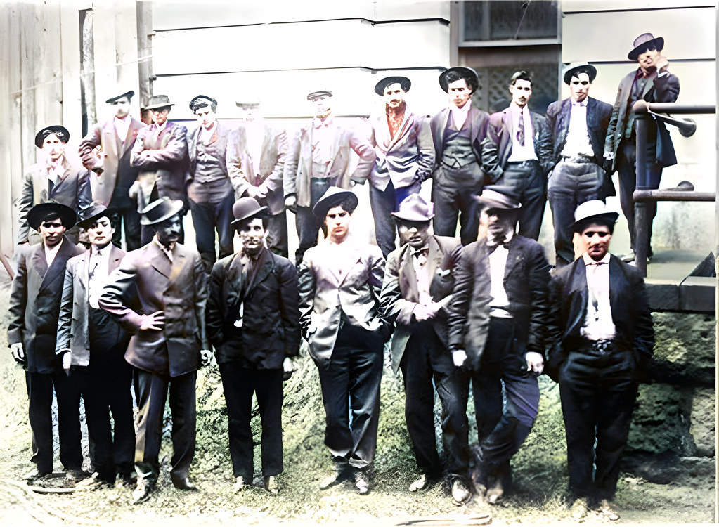Members of the Five Points Gang of New York City