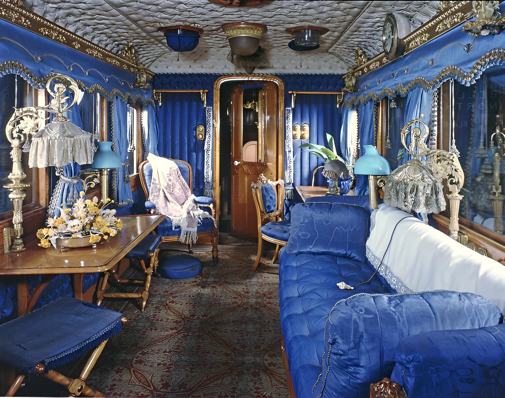 Queen Victoria's Saloon. Credit National Railway Museum