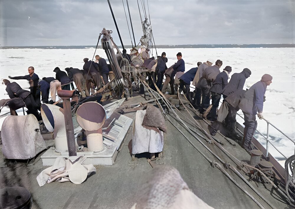 Scott's Crew on board the Steam Yacht Terra Nova
