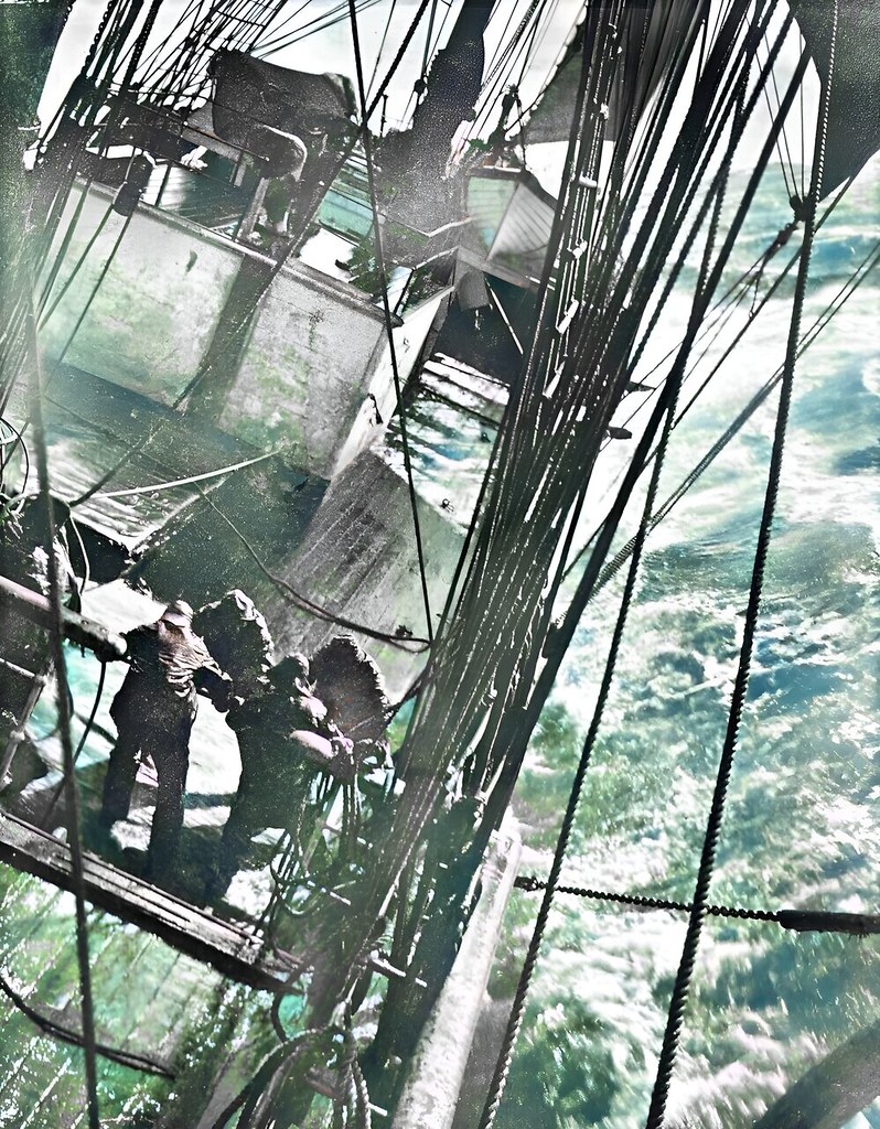 Terra Nova in a gale by Herbert George Ponting