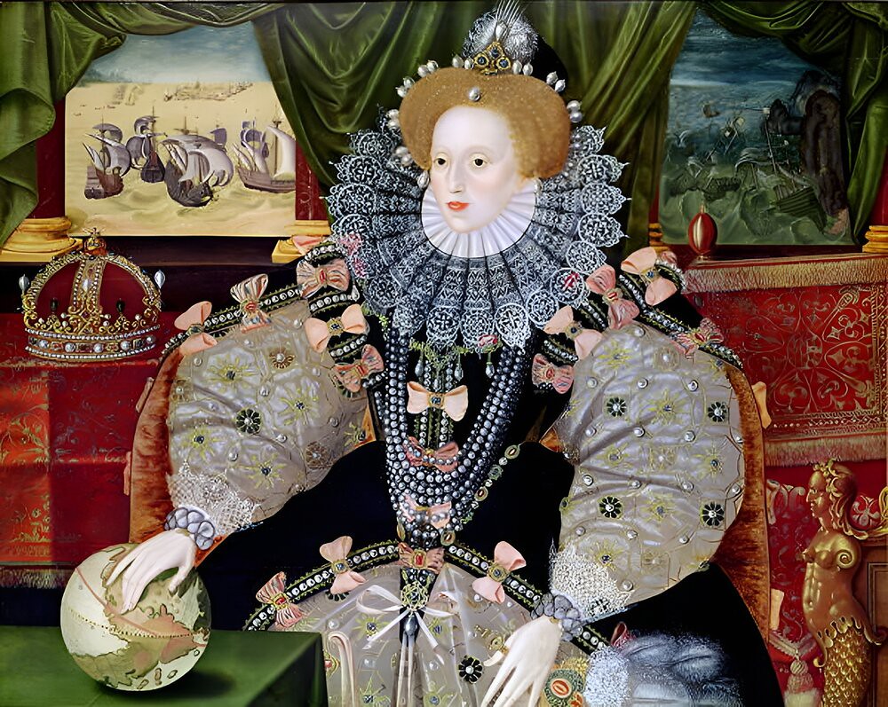 Portrait of Elizabeth I of England, the Armada Portrait by an anonymous artist