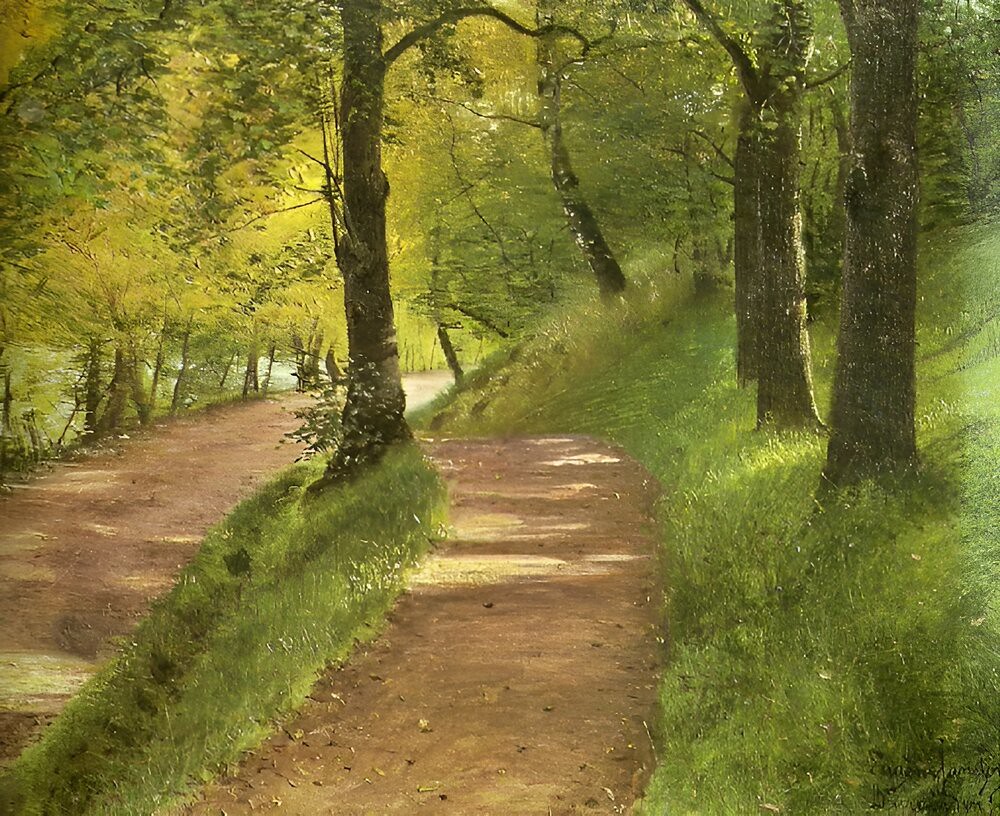 In the Park by Eugene Jansson, 1888