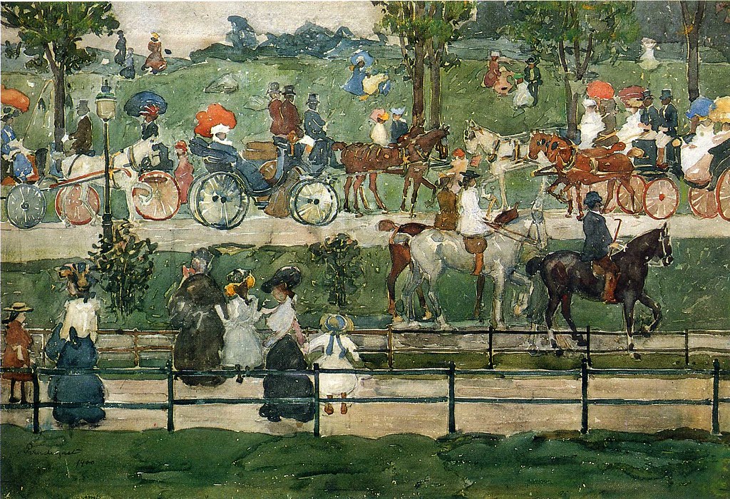 Central Park by Maurice Prendergast, 1901