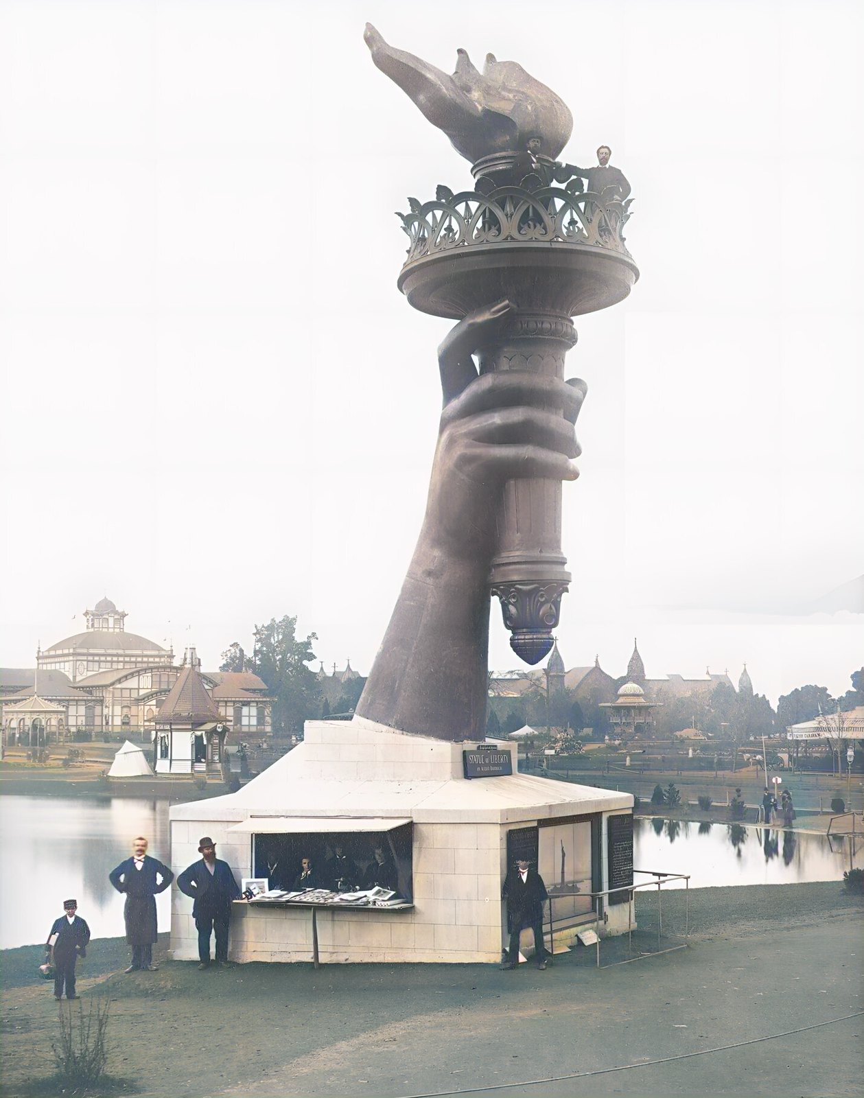 Statue of Liberty Arm, 1876, Phildadelphia Centennial Exposition