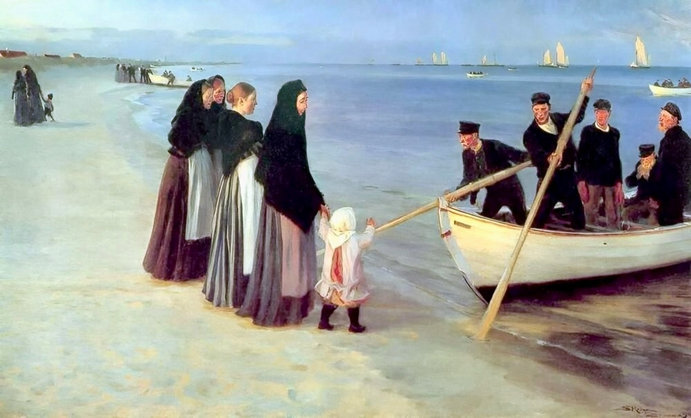 Fishermen at Skagen by Peder Severin Kroyer, 1894