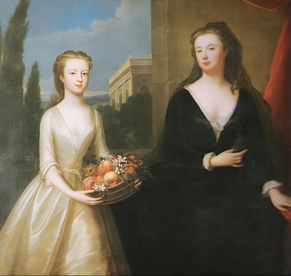 The Dowager Duchess of Marlborough and Lady Diana Spencer, by Maria Verelst, 1722