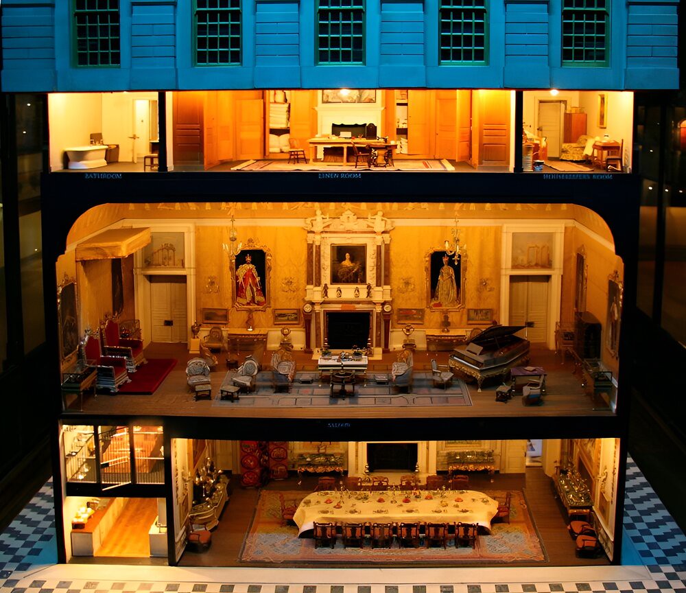 Queen Mary's Dolls' House constructed for Queen Mary in 1924. Credit. Rob Sangster