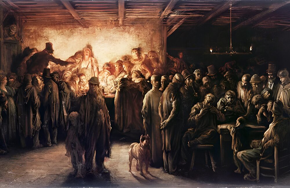 A Poor-House by Gustave Doré, c. 1860