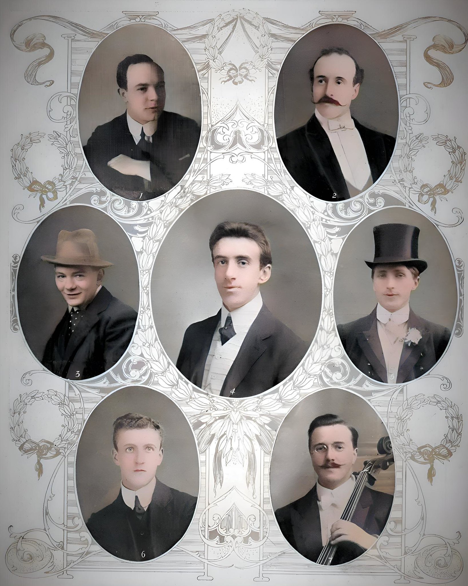 Members of the Titanic orchestra