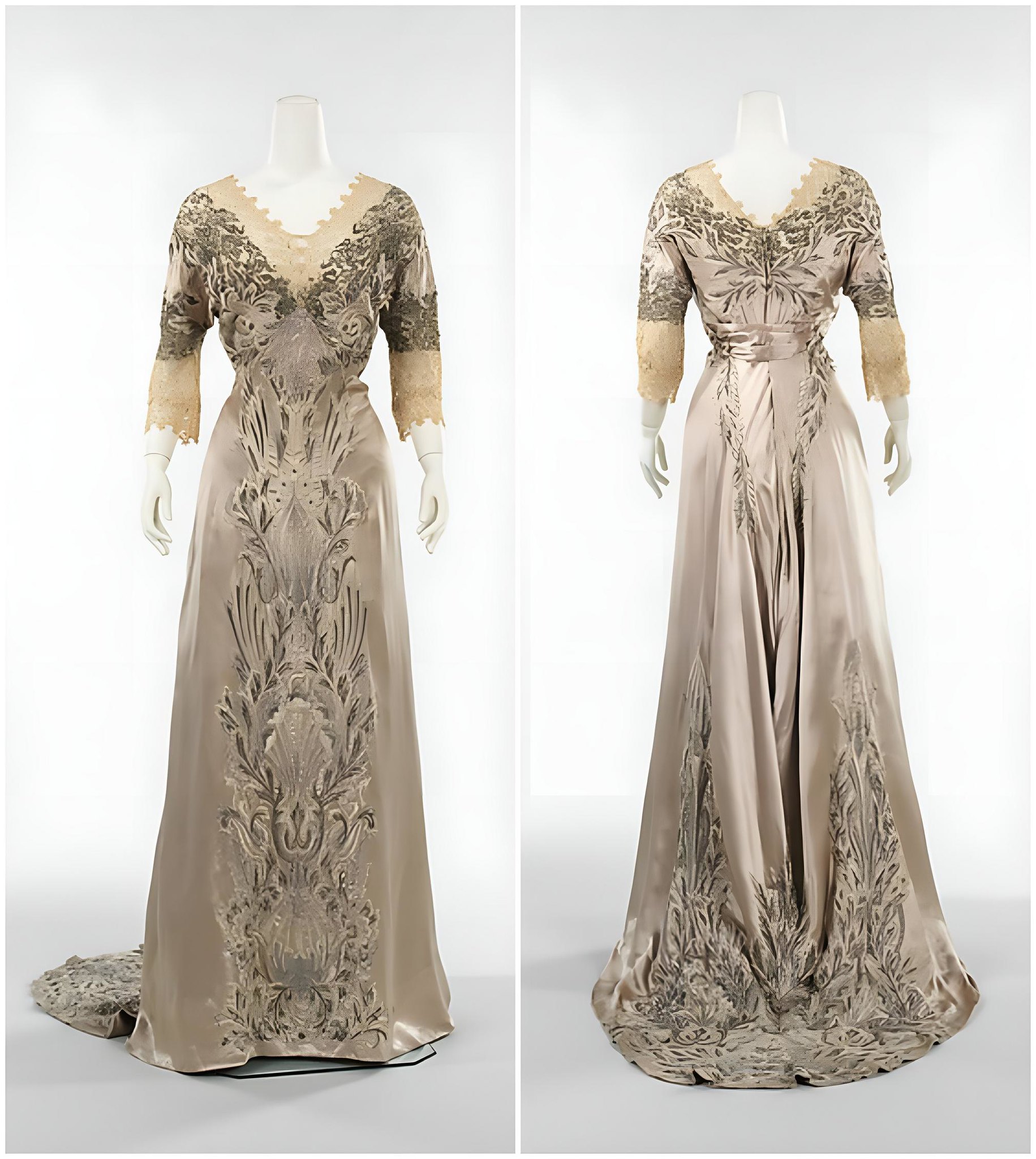 1908 Callot Soeurs. Silk, bead, linen, metal. metmuseum