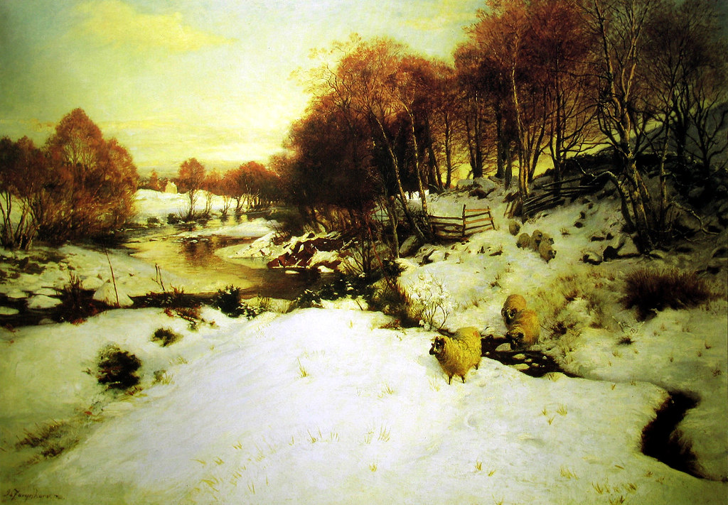 Evening at Finzean by Joseph Farquharson