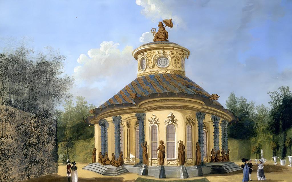 The Chinese House at Sanssouci, Johann Friedrich Nagel, 1790