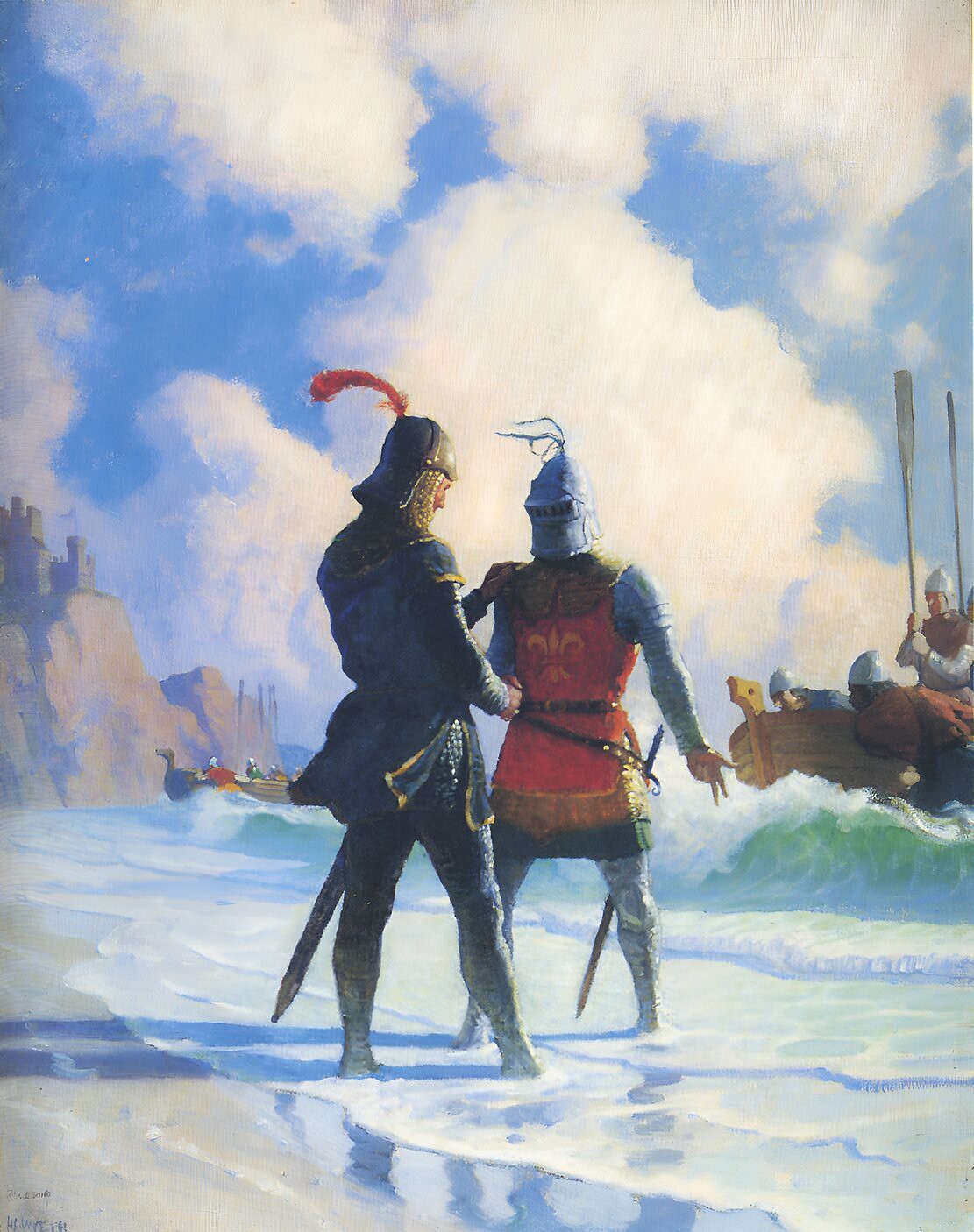 Illustration from "Scottish Chiefs" by N.C. Wyeth