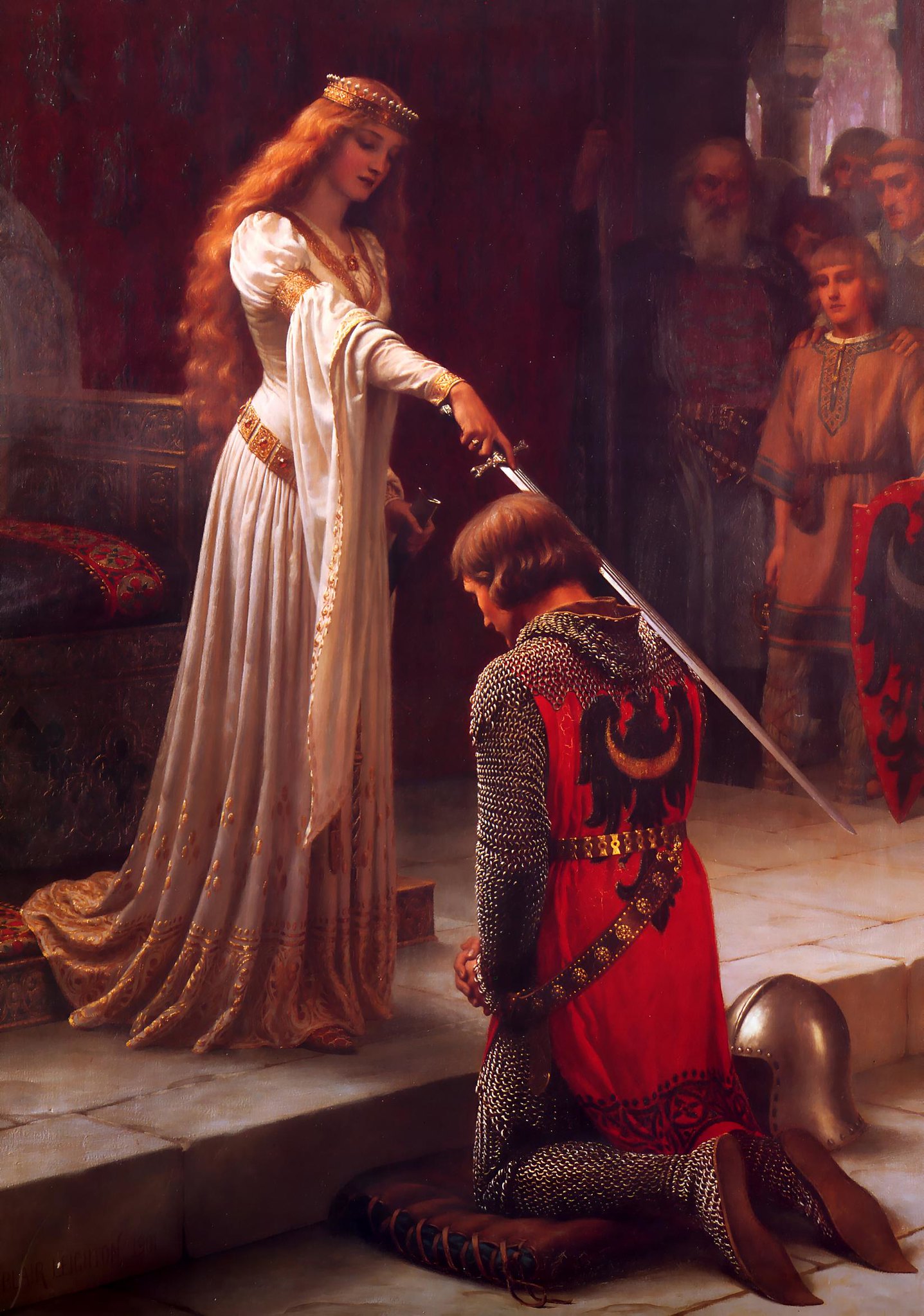 The Accolade by Edmund Leighton, 1901