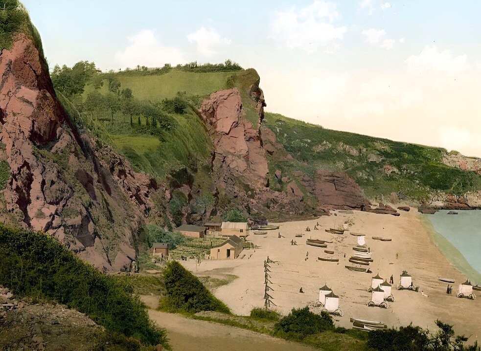 Babbacombe Beach, Torquay, Devon