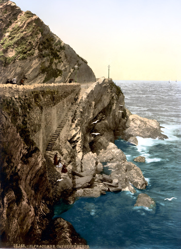 Capstone steps, Ilfracombe, Devon