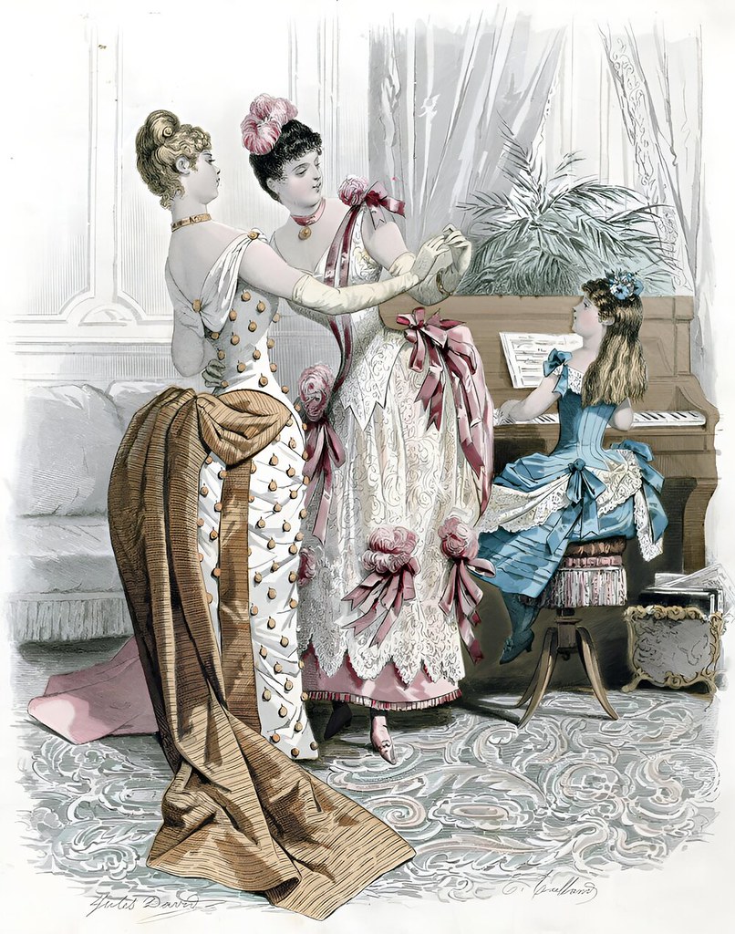 1885 Fashion plate