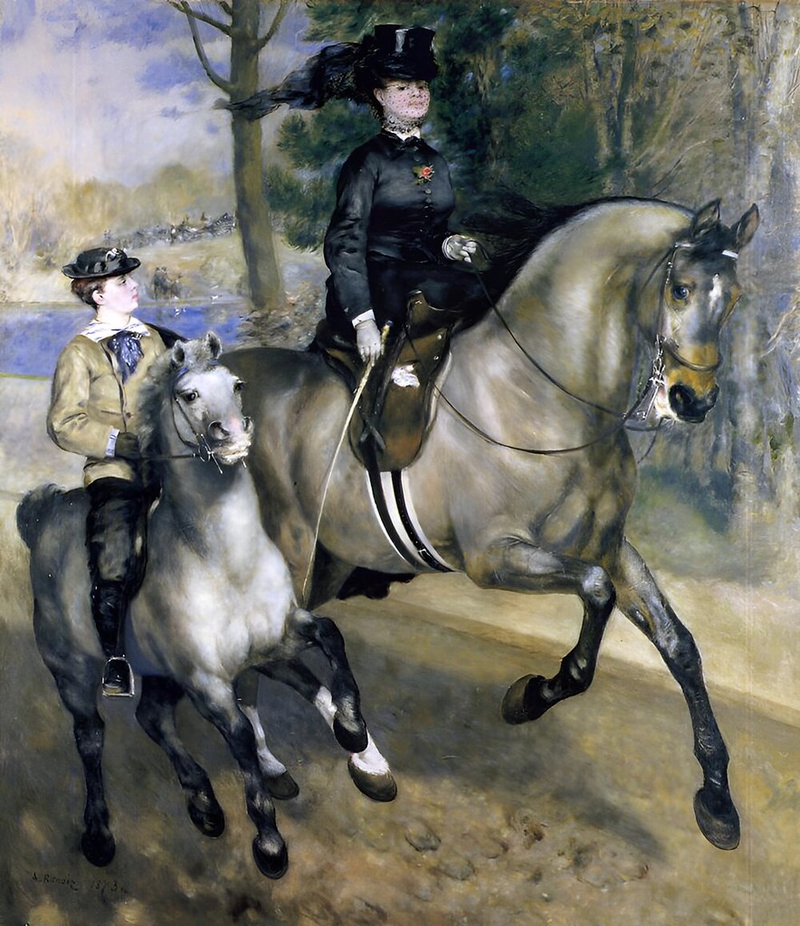 The Ride by Pierre Auguste Renoir