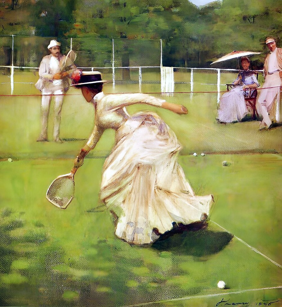 A Rally by Sir John Lavery, R.A., 1885