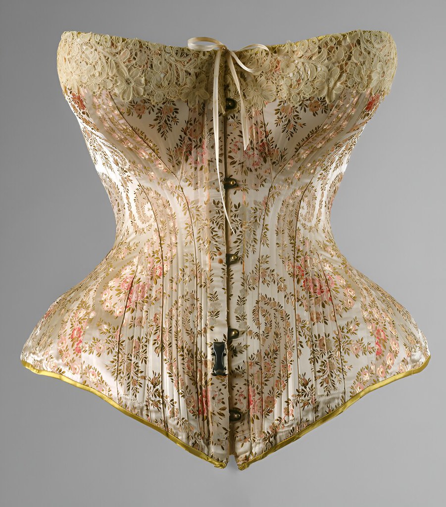 1891 Corset. French. Silk. metmuseum