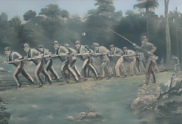 Convict labourers in Australia in the early 20th century