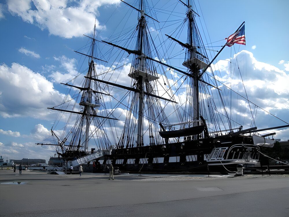 USS Constitution at the Charlestown Navy Yard