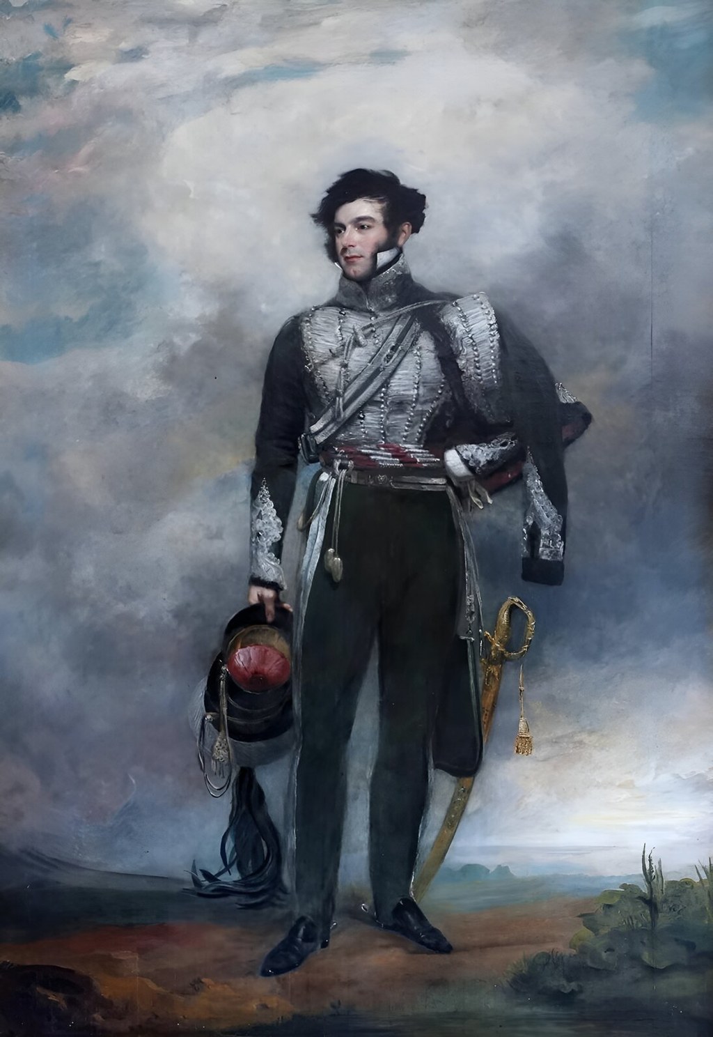 Richard Temple-Nugent-Brydges-Chandos-Grenville, 2nd Duke of Buckingham and Chandos by John Jackson, 1830