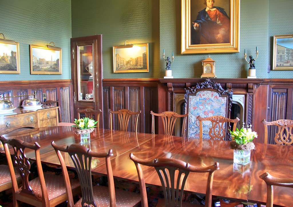 Dining room at Beaulieu Palace, New Forest. Credit Karen Roe, flickr
