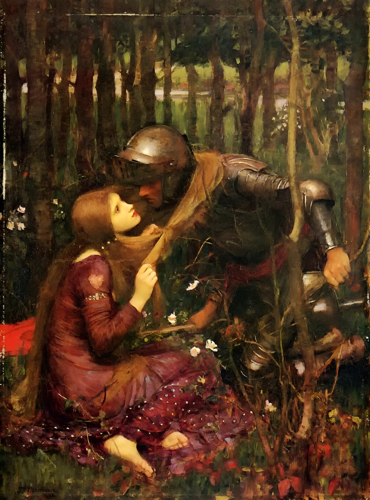 La Belle Dame sans Merci by John William Waterhouse, 1893.