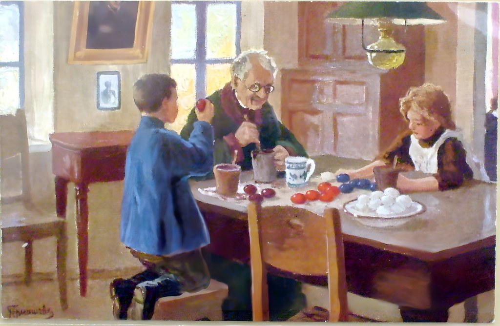 Preparing for Easter by Mikhail Germashev