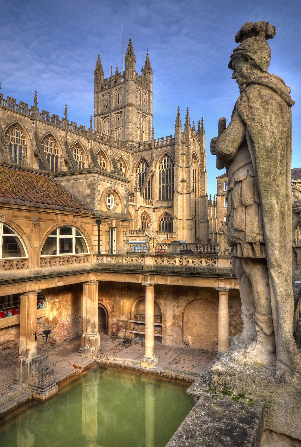 The Roman Baths and Bath Abbey