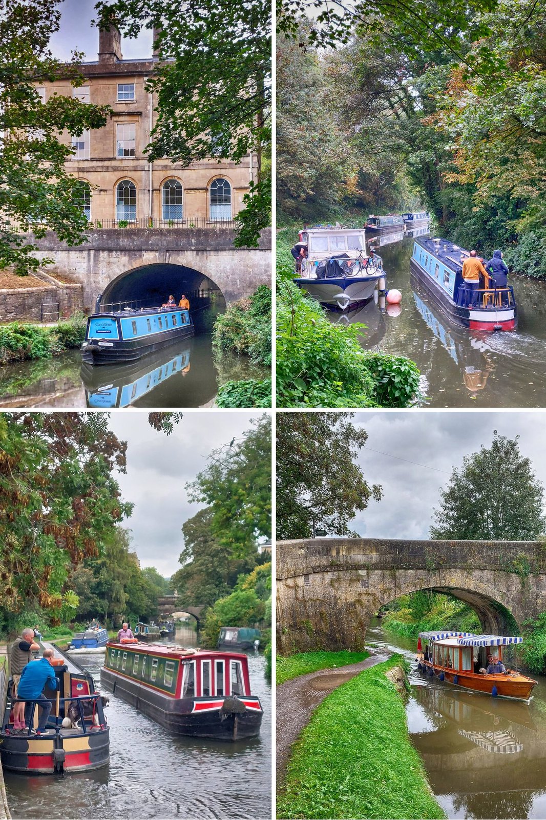 Narrowboats on the Kennet and Avon Canal