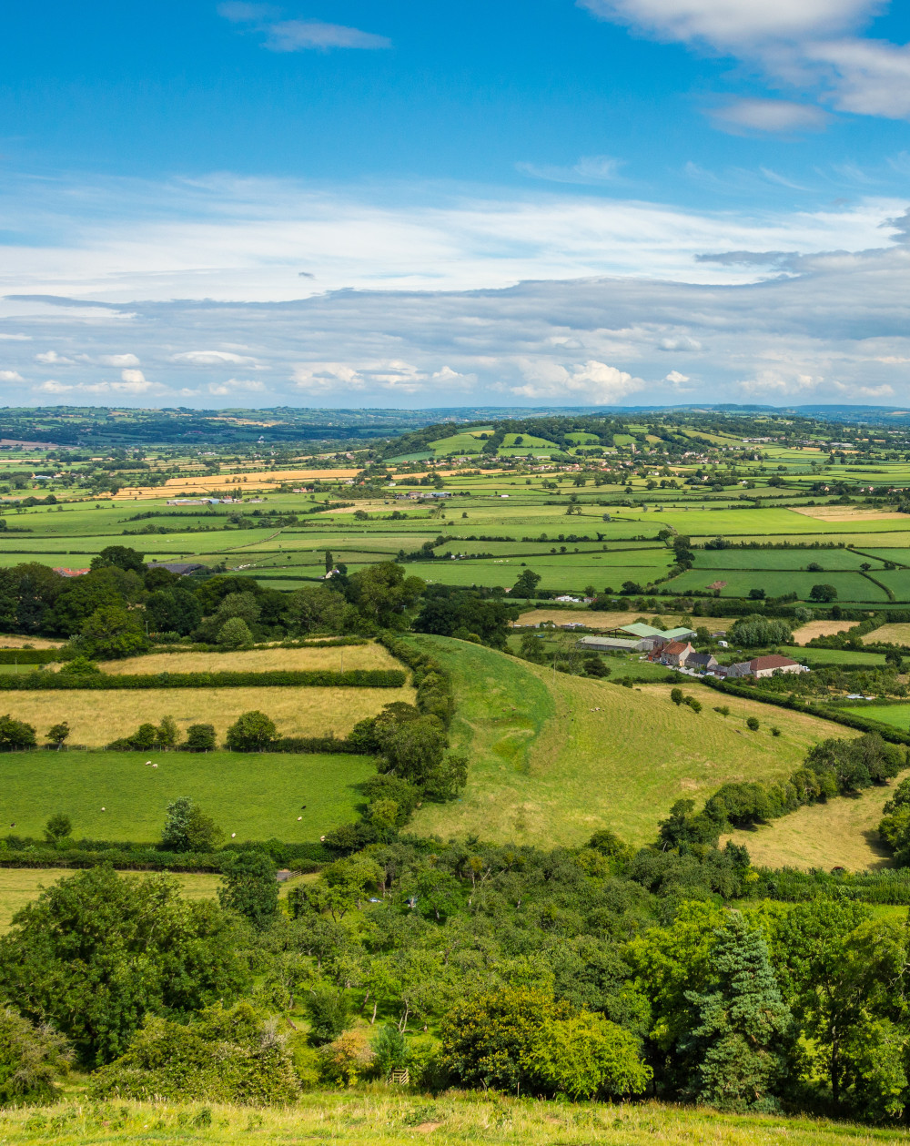 Somerset Levels from Glastonbury Tor