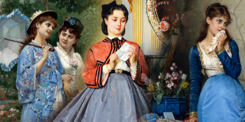 12 Paintings That Tell Stories from Auguste Toulmouche