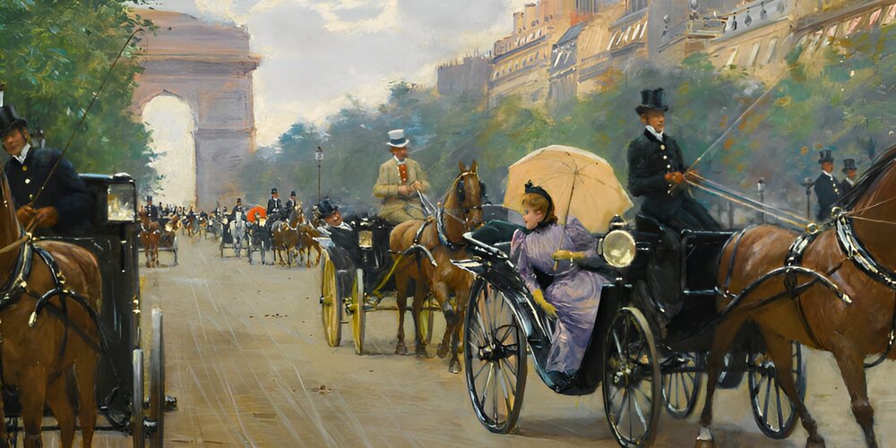 A Journey Back in Time Down the Avenue des Champs Élysées
