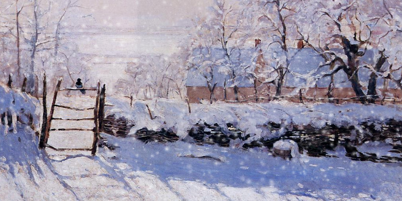 An Impression of Winter by Claude Monet