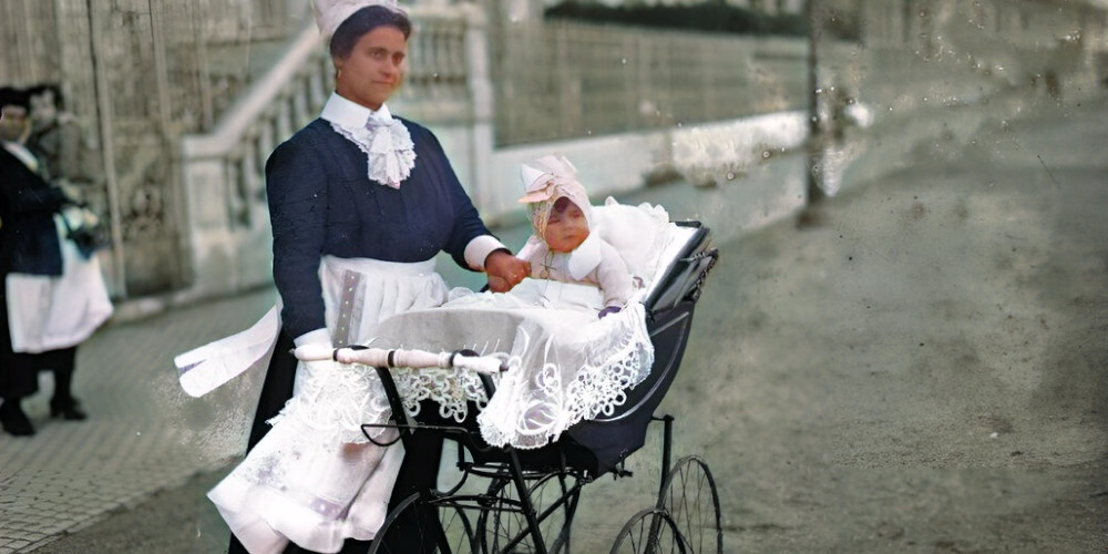 Vintage Baby Carriages of Bygone Times